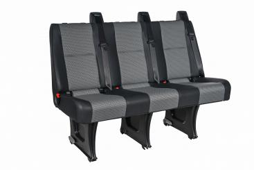 Siège à trois places arrière 1 e/2 e. Siège ./étroit Isofix 
