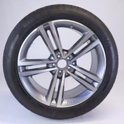 Roue complète, jante alu PIR/PZero à 5 doubles branches 