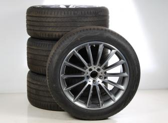 Pack de roues complètes d'été alliage 21 pouces avec pneus Continental pour Classe GLE, GLE-Coupé, Classe GLS 167, Mercedes-AMG d'origine