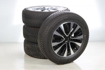 Pack jantes alu et pneus MICHELIN/Alpin5 à 5 doubles branche 