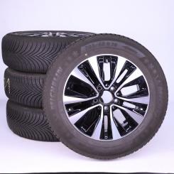 Pack jantes alu et pneus MICHELIN/Alpin5 à 5 doubles branche 