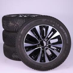 Pack jantes alu et pneus MICHELIN/Alpin5 à 5 doubles branche 