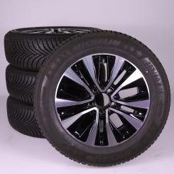 Pack jantes alu et pneus MICHELIN/Alpin5 à 5 doubles branche 