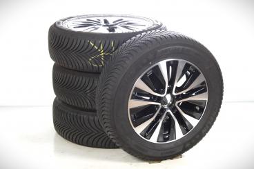 Pack jantes alu et pneus MICHELIN/Alpin5 à 5 doubles branche 