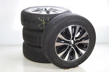 Pack jantes alu et pneus MICHELIN/Alpin5 à 5 doubles branche 