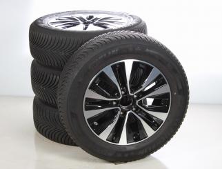 Pack jantes alu et pneus MICHELIN/Alpin5 à 5 doubles branche 