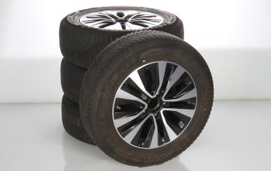 Pack jantes alu et pneus MICHELIN/Alpin5 à 5 doubles branche 