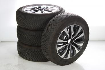 Pack jantes alu et pneus MICHELIN/Alpin5 à 5 doubles branche 