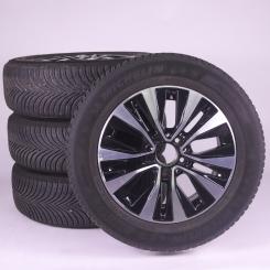 Pack jantes alu et pneus MICHELIN/Alpin5 à 5 doubles branche 
