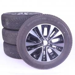 Pack jantes alu et pneus MICHELIN/Alpin5 à 5 doubles branche 