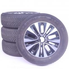 Pack jantes alu et pneus MICHELIN/Alpin5 à 5 doubles branche 