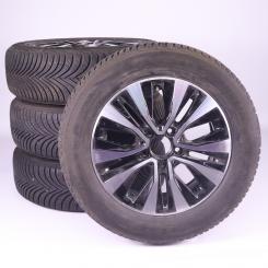 Pack jantes alu et pneus MICHELIN/Alpin5 à 5 doubles branche 