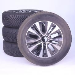 Pack jantes alu et pneus MICHELIN/Alpin5 à 5 doubles branche 