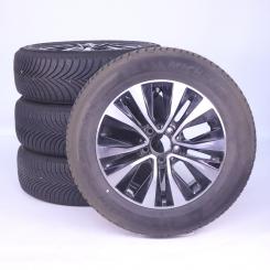 Pack jantes alu et pneus MICHELIN/Alpin5 à 5 doubles branche 
