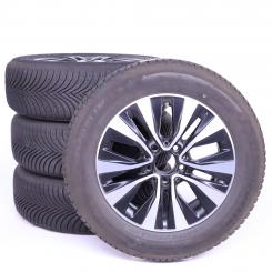 Pack jantes alu et pneus MICHELIN/Alpin5 à 5 doubles branche 