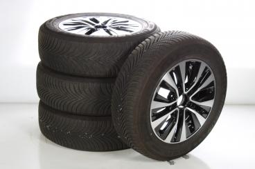 Pack jantes alu et pneus MICHELIN/Alpin5 à 5 doubles branche 