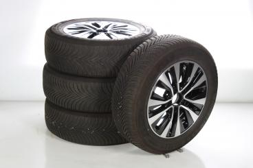 Pack jantes alu et pneus MICHELIN/Alpin5 à 5 doubles branche 
