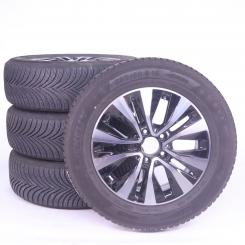 Pack jantes alu et pneus MICHELIN/Alpin5 à 5 doubles branche 