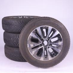 Pack jantes alu et pneus MICHELIN/Alpin5 à 5 doubles branche 