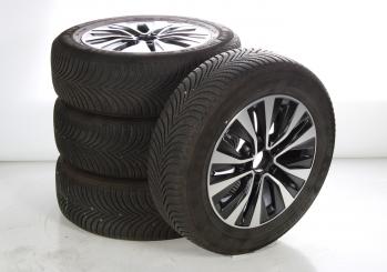 Pack jantes alu et pneus MICHELIN/Alpin5 à 5 doubles branche 