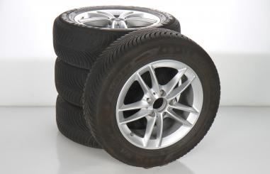 Pack jantes alu et pneus MICHELIN/Alpin5 à 5 doubles branche 