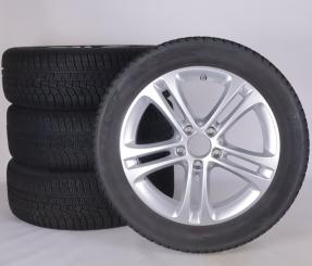 Pack de roues complètes d'hiver alliage 17 pouces avec pneus Hankook pour CLA 118, CLA ShootingBrake X118 et d'autres, Mercedes-Benz d'origine