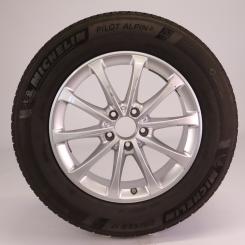 Roue complète alu MICHELIN/PilotAlpin5 Jante à 10 branches 