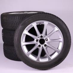 Pack de roues complètes d'hiver alliage 17 pouces avec pneus Hankook pour Classe B 247, CLA 118 et d'autres, Mercedes-Benz d'origine