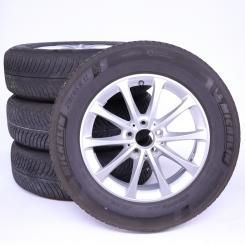 Pack jantes alu et pneus MICHELIN/PilotAlpin5 à 10 branches 