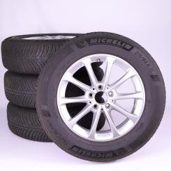 Pack jantes alu et pneus MICHELIN/PilotAlpin5 à 10 branches 