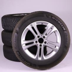 Pack jantes alu et pneus MICHELIN/PilotAlpin5 à 5 doubles br 