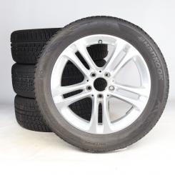 Pack de roues complètes d'hiver alliage 17 pouces avec pneus Hankook pour CLA ShootingBrake X118, CLA 118 et d'autres, Mercedes-Benz d'origine