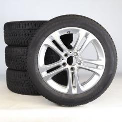 Pack de roues complètes d'hiver alliage 17 pouces avec pneus Hankook pour CLA ShootingBrake X118, CLA 118 et d'autres, Mercedes-Benz d'origine