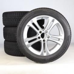 Pack de roues complètes d'hiver alliage 17 pouces avec pneus Hankook pour CLA ShootingBrake X118, CLA 118 et d'autres, Mercedes-Benz d'origine