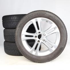 Pack de roues complètes d'hiver alliage 17 pouces avec pneus Hankook pour CLA ShootingBrake X118, CLA 118 et d'autres, Mercedes-Benz d'origine