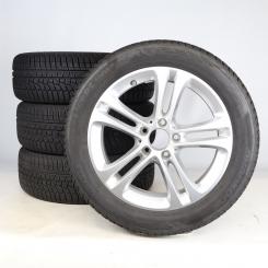 Pack de roues complètes d'hiver alliage 17 pouces avec pneus Hankook pour CLA ShootingBrake X118, CLA 118 et d'autres, Mercedes-Benz d'origine