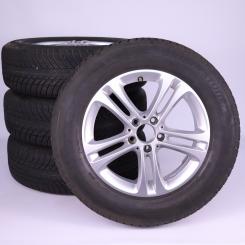 Pack de roues complètes d'hiver alliage 17 pouces avec pneus Bridgestone pour CLA 118, Classe B 247 et d'autres, Mercedes-Benz d'origine