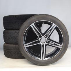Pack de roues complètes d'hiver alliage 18 pouces avec pneus Hankook pour Classe B 247, CLA ShootingBrake X118 et d'autres, Mercedes-Benz d'origine