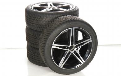 Pack de roues complètes d'hiver alliage 18 pouces avec pneus Bridgestone pour Classe A 177, CLA ShootingBrake X118 et d'autres, Mercedes-Benz d'origine