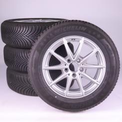 Pack jantes alu et pneus MICHELIN/Alpin5 à 5 doubles branche 