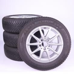 Pack jantes alu et pneus MICHELIN/Alpin5 à 5 doubles branche 