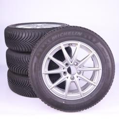 Pack jantes alu et pneus MICHELIN/Alpin5 à 5 doubles branche 