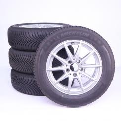 Pack jantes alu et pneus MICHELIN/Alpin5 à 5 doubles branche 