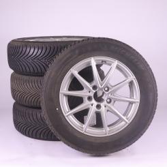 Pack jantes alu et pneus MICHELIN/Alpin5 à 5 doubles branche 