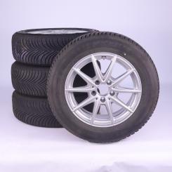 Pack jantes alu et pneus MICHELIN/Alpin5 à 5 doubles branche 