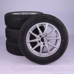 Pack jantes alu et pneus MICHELIN/Alpin5 à 5 doubles branche 