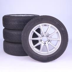 Pack jantes alu et pneus MICHELIN/Alpin5 à 5 doubles branche 