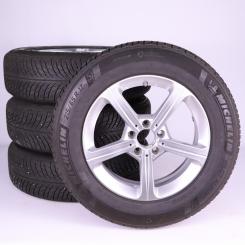 Pack jantes alu et pneus MICHELIN/PilotAlpin5 à 5 branches 