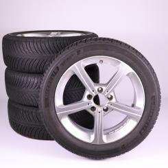 Pack jantes alu et pneus MICHELIN/PilotAlpin5 à 5 branches 