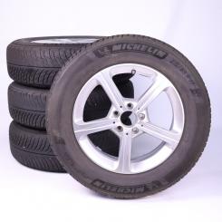 Pack jantes alu et pneus MICHELIN/PilotAlpin5 à 5 branches 